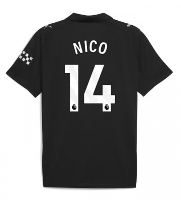 Manchester City Nico Gonzalez #14 Udebanetrøje 2025-26 Kortærmet